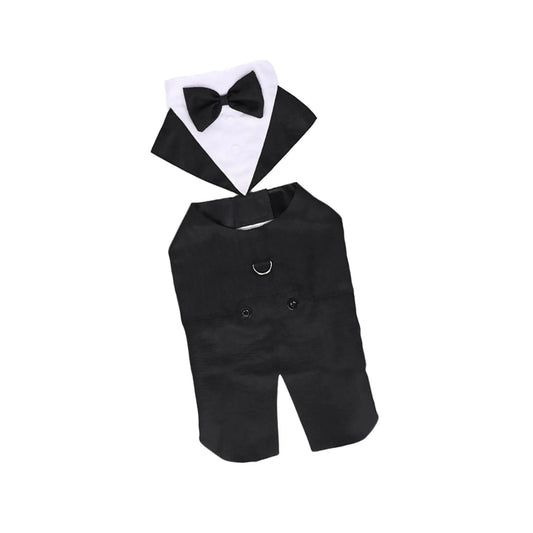 Dog Tuxedo Dog Suit and Bandana Set Party Shirt Exquisite Stitching Size XL