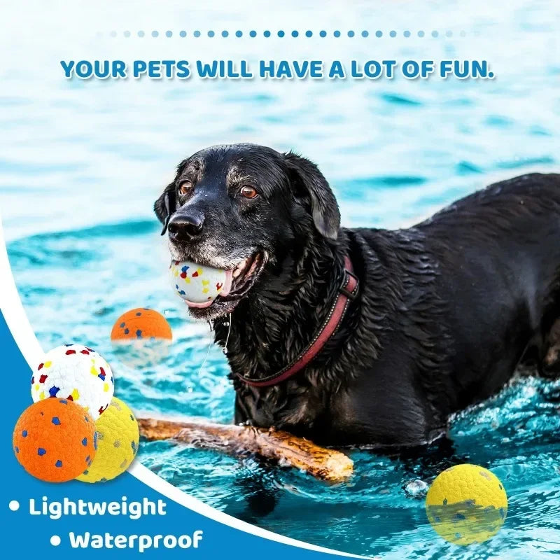 Dog Balls Vibrant Dog Toy Balls Bouncy Tennis Balls Durable for Aggressive Chewers Fetch Game Balls for Large Medium 2PK