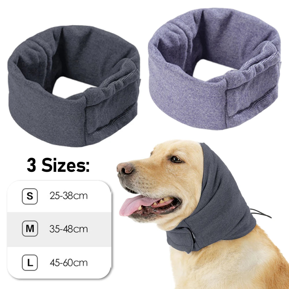 Dog Grooming Earmuffs Soft Warm Noise-Proof Earmuffs Pet Ear Cover Cloth Hat Grooming Bathing Blowing Drying Pet Sleeve