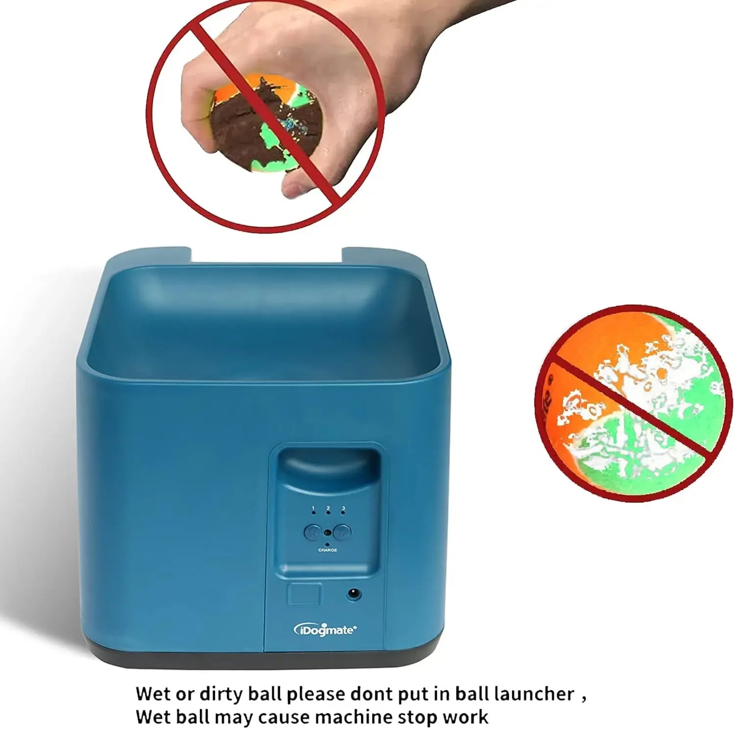 Automatic Dog Ball Launcher - Rechargeable Tennis Ball Thrower for All Sized Dogs - Remote Control - 3 Balls Indoor/Outdoor Toy