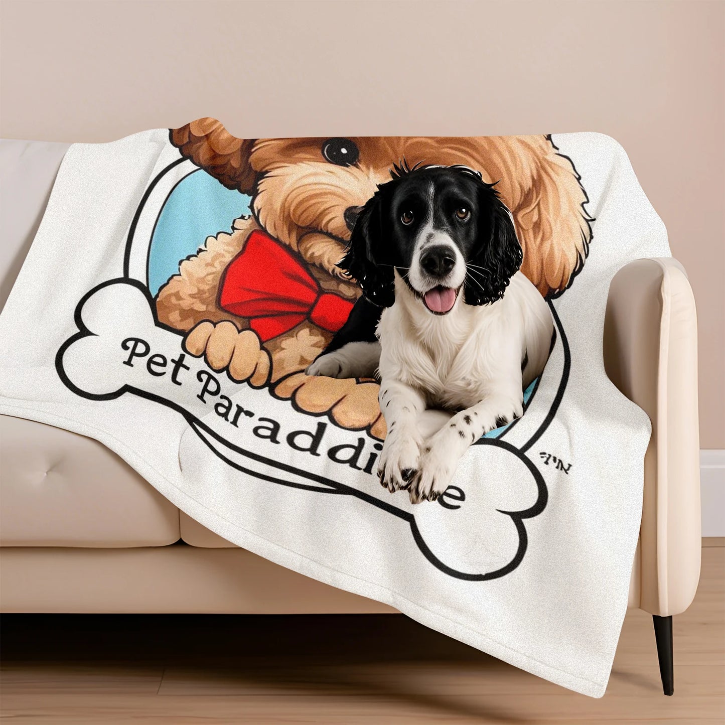 Dog Bed Mat Blanket Soft Fluffy Pet Blanket Dog Pattern Pet Travel Mat Warm Comfortable Blanket for Cat Dogs Supplies