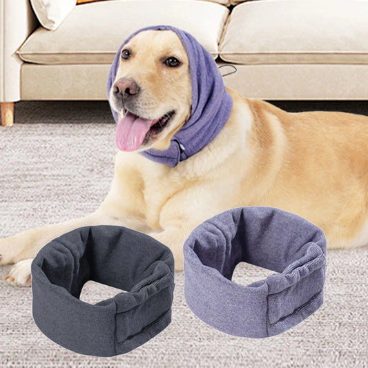 Dog Grooming Earmuffs Soft Warm Noise-Proof Earmuffs Pet Ear Cover Cloth Hat Grooming Bathing Blowing Drying Pet Sleeve