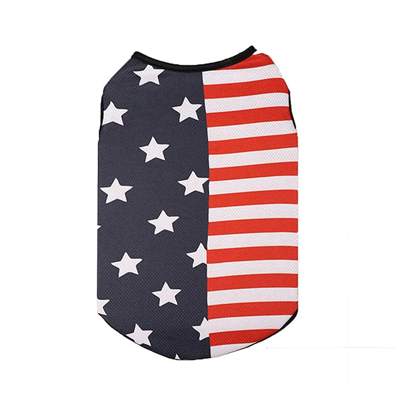 American Flag Patriotic Dog Bandana Scarf Set with Bow Tie Adjustable Pet Neckerchief for Small Medium Large Dogs Cats