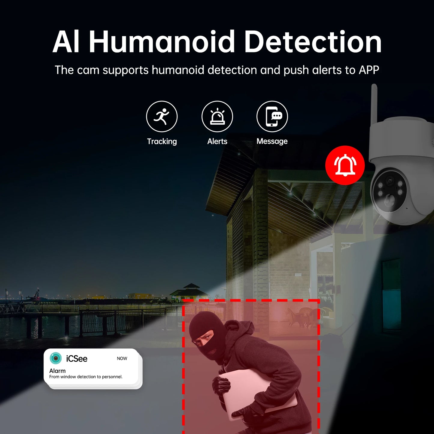 4MP Wireless Solar Camera Wifi Outdoor PIR Human Detect Surveillance Camera Solar panel Rechargeable Battery Security Cameras