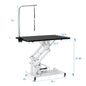 Hydraulic Dog Pet Grooming Table Adjustable Anti-Slip Platform Heavy Duty Big Size Z-Lift Pets Stand for Pet Grooming Styling