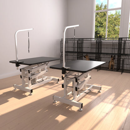 Hydraulic Dog Pet Grooming Table Adjustable Anti-Slip Platform Heavy Duty Big Size Z-Lift Pets Stand for Pet Grooming Styling