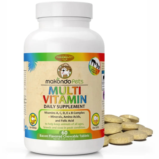 Prenatal Dog Vitamins Multivitamin for Dogs and Cats with Folic Acid Minerals and Amino Acids Ideal for Pregnant Breast Feeding