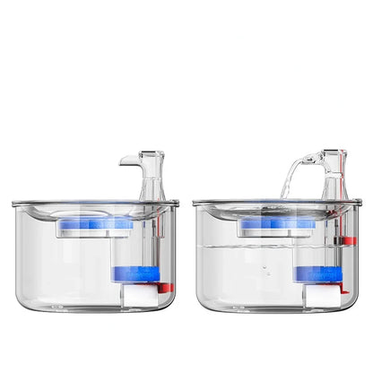 Smart Water Fountain Automatic Filter Water Dispenser Feeder Motion Sensor 2L Pet Drinking Fountain 304 Stainless Steel