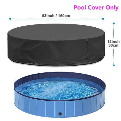Dog Swimming Pool or Pool Cover Portable Plastic Pool Grooming Tub Bathing Scratch Resistance Pet Pools Bathtub for Large Dogs