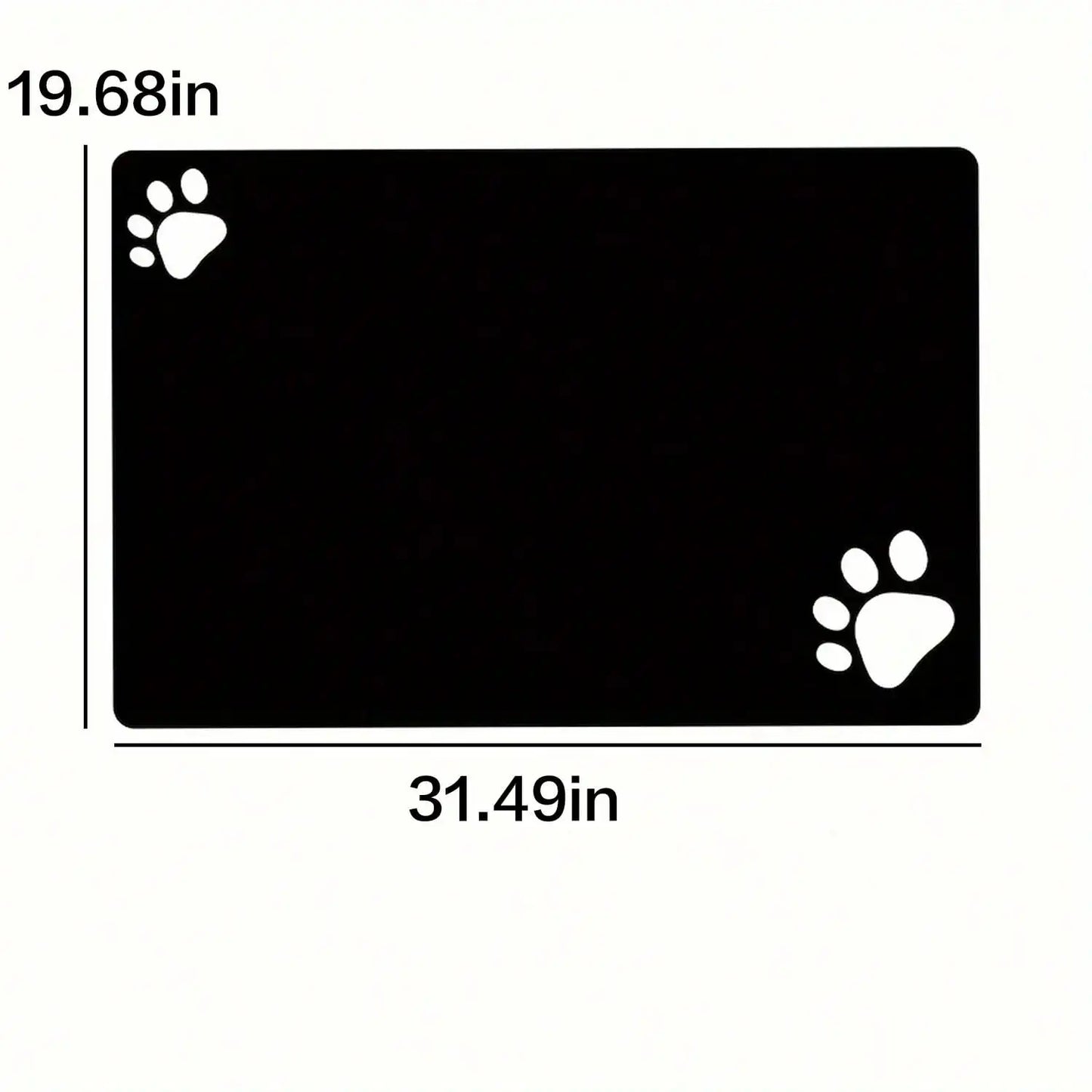 Diatom Mud Floor Mats Pet Feeding Mats Absorbent Mats for Food and Water Bowls Stain-Free Quick Dry Dog Drinking Fountain Mats