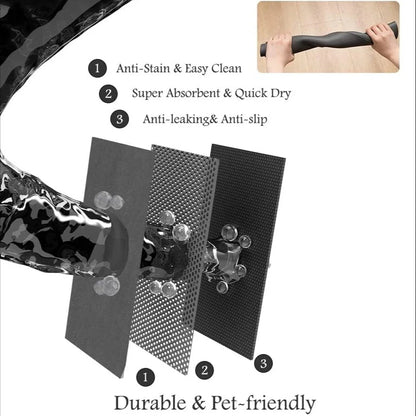 Diatom Mud Floor Mats Pet Feeding Mats Absorbent Mats for Food and Water Bowls Stain-Free Quick Dry Dog Drinking Fountain Mats
