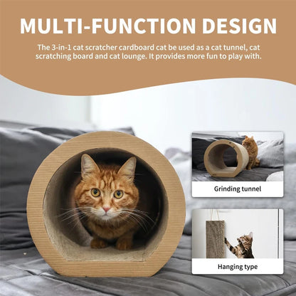 Cat Scratching Board 3 in 1 Cat Scratching Board Cardboard Reversible Cat Scratching Board Cat Scratching Board Supplement Lounge 3 in 1 Hose
