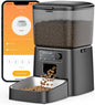 Smart WiFi Cat Feeder, 12 Cups/3.5L Automatic Dispenser with App Control, Timed Portion Control for Small Pets