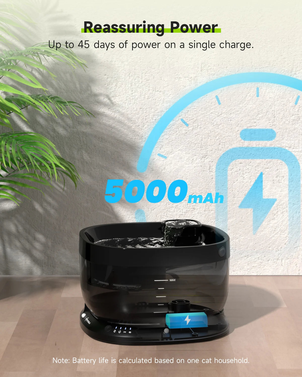 APETDOLA 7L Wireless Water Fountain Auto Sensor Drinking Fountain Water Dispenser