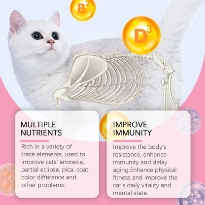 Cats Pet Mood Relaxer Micronutrient Tablets For Cats Supplement With Vitamins For A Balanced Cats Diet Nutritional Supplement