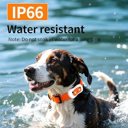 Smart Dog GPS Tracker Live Pet Tracker with Virtual Fence Dog Collar App-Compatible 4G Built-in SIM iOS Android Waterproof Blac