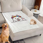 Dog Bed Mat Blanket Soft Fluffy Pet Blanket Dog Pattern Pet Travel Mat Warm Comfortable Blanket for Cat Dogs Supplies