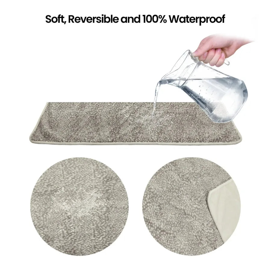 Waterproof Throw for Dogs and Cats: Ideal for Pet Beds Car Seats and Outdoor Use Durable Easy to Clean and Provides Comfort in