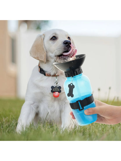 Dog Water Bottle, Portable Travel Water Bottle Dispenser For Dogs - Cats & Kitten Outdoor Travel Water Bottle Bowl,