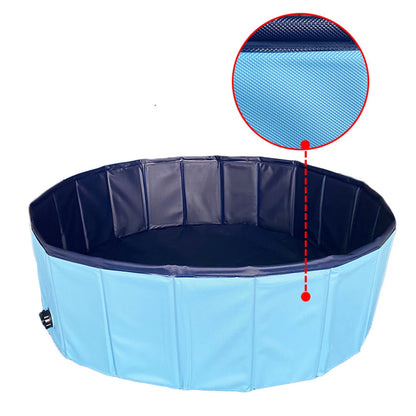 Dog Swimming Pool or Pool Cover Portable Plastic Pool Grooming Tub Bathing Scratch Resistance Pet Pools Bathtub for Large Dogs