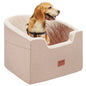 Dog Booster Car Seat Pet Car Seat for Small Medium Dog up to 55 lbs Brown