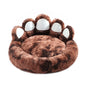 Cozy Comfy Pet Dog Bed Paw Shape Warm Dog Bed Cushion for Your Furry Friend Fluffy Dog Bed Mat Deep Sleeping Warm Thickened
