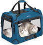 Extra Large Cat Carrier for 2 Cats, Collapsible Soft Sided Pet XL Crate for Large Mudium Big Cat 20lbs+, Car Travel Portable
