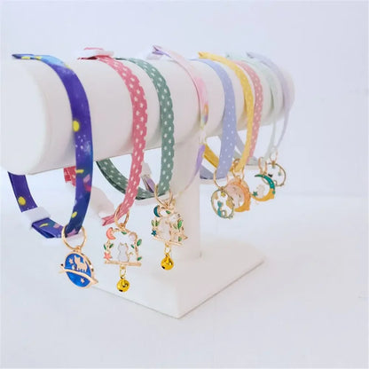 1PC Cute Kitten Collar Pet Cat Safety Necklace Breakaway Adjustable Cats Collar Puppy Collar Cat Pendant Puppy Cat Pet Supplies