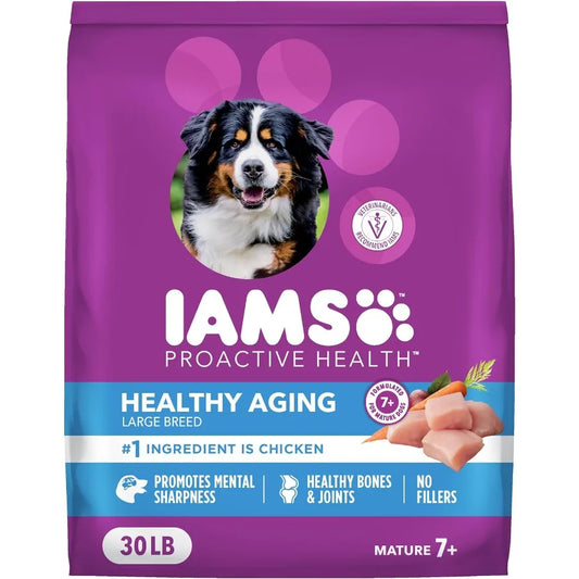 Proactive Health Healthy Aging Large Breed Dog Food for Mature and Senior Dogs with Real Chicken 30 lb. Bag