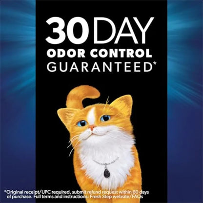 Clumping Cat Litter Heavy Duty Advanced Long Lasting 30Day Odor Control with Odor Eliminating Carbon 17.5 lb