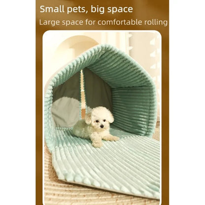 Dog House Fully Enclosed Pet Tent Dog Nest Super Warm Indoor Pet Houses for Dogs and Cats