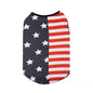 American Flag Patriotic Dog Bandana Scarf Set with Bow Tie Adjustable Pet Neckerchief for Small Medium Large Dogs Cats