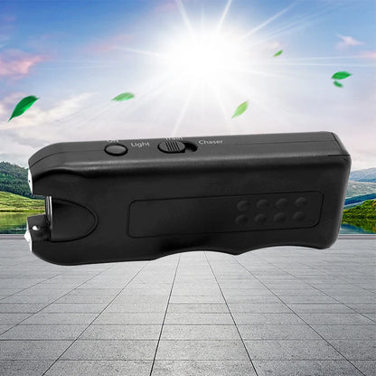 Ultrasonic Anti Barking Device Portable Dog Bark Suppressor Handheld Repeller Trainer with LED Light Battery Powered for Outdoor