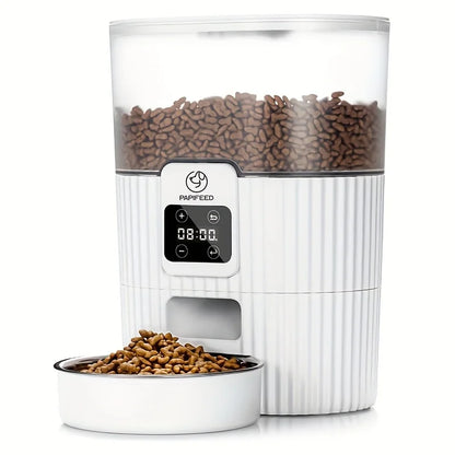 PAPIFEED automatic feeder, fixed feeding machine wifi remote smart pet food dispenser