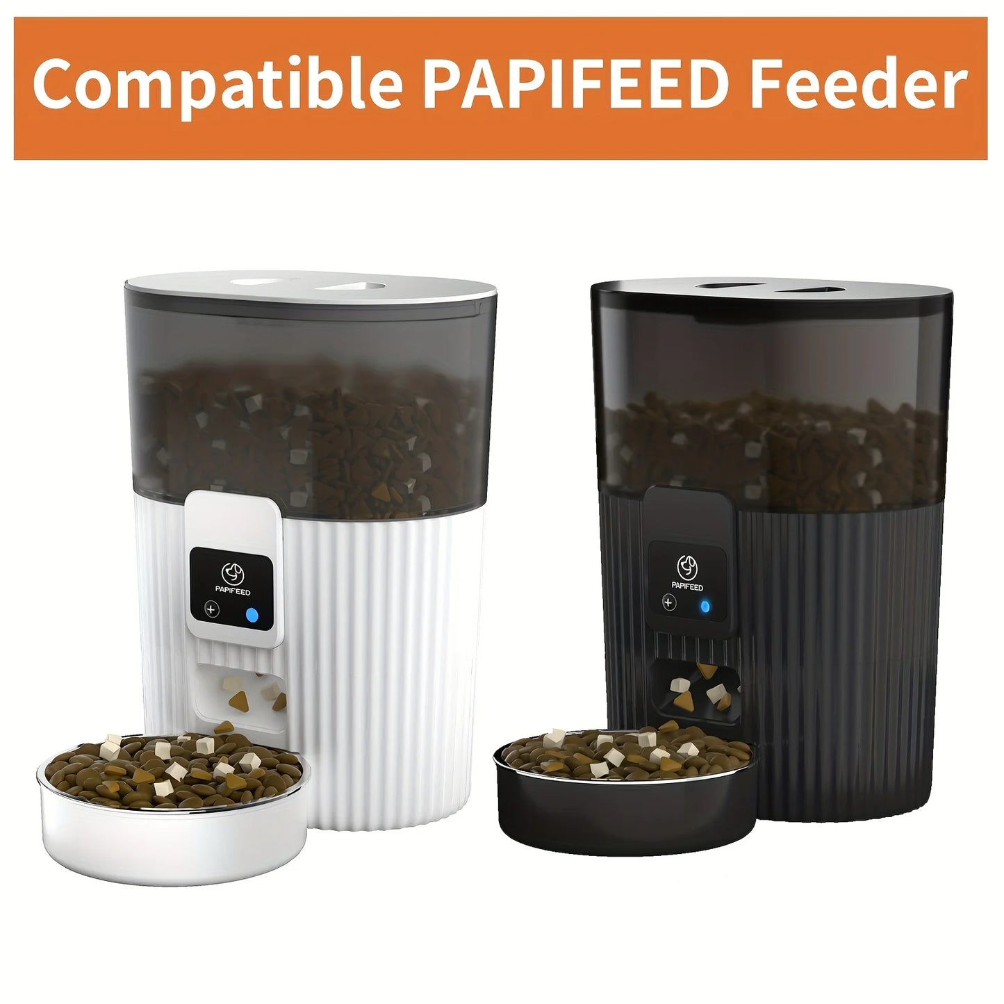 PAPIFEED automatic feeder, fixed feeding machine wifi remote smart pet food dispenser
