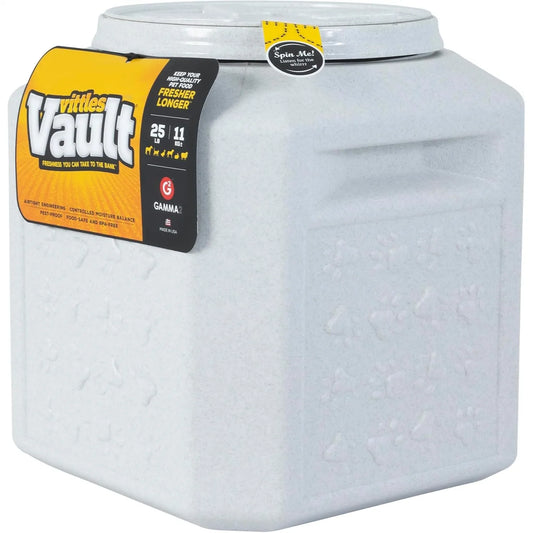 Pet Food Storage Container, Airtight Dog & Cat Food Container for 25lbs, Sealed Gamma2 Vittles Vault, Keeps Pests Out, BPA-Free