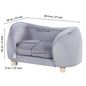 VEVOR Pet Sofa Dog Couch for Medium-Sized Dogs and Cats Soft Velvety Dog Sofa Bed for Living Room Bedroom Pet Store or Clinic
