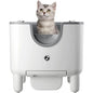 F6 Self-Cleaning Litter Box - Open-Top Automatic Cat Litter Box with Odor Control, Safety Features, and Easy Maintenance