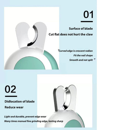Mini Professional Electric Claw Trimming Knife Pet Nail Clippers Cat and Dog Paw Trimmer mini Animal Grooming Nail Beauty Tools