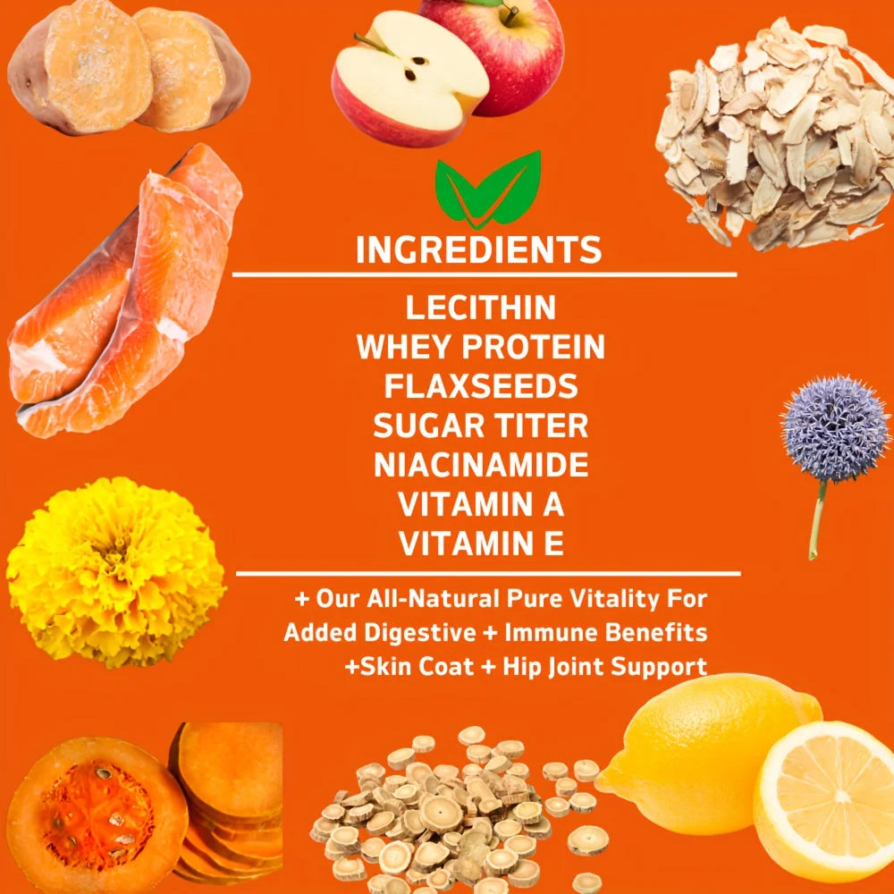 120 Chews - 1 Pack (1 x 180g/6.35oz) 180g/6.35oz - TenderTouch Allergy & Immune Supplement for Dogs  - Dog Allergy Support