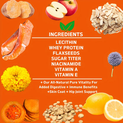 120 Chews - 1 Pack (1 x 180g/6.35oz) 180g/6.35oz - TenderTouch Allergy & Immune Supplement for Dogs  - Dog Allergy Support