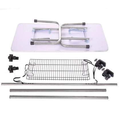 46in Professional Dog Pet Grooming Table Large Adjustable Heavy Duty Portable w/Arm & Noose & Mesh Tray