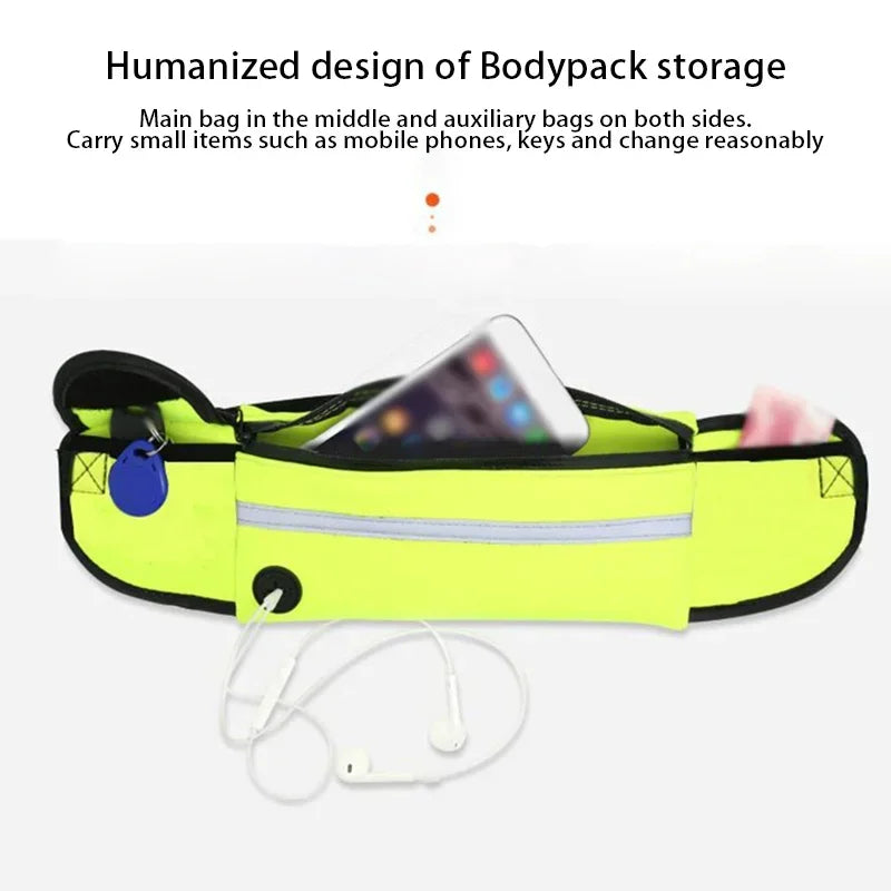 Hands Free Dog Leash with Zipper Pouch Reflective Bungee for Medium to Large Dogs Walking Jogging and Running